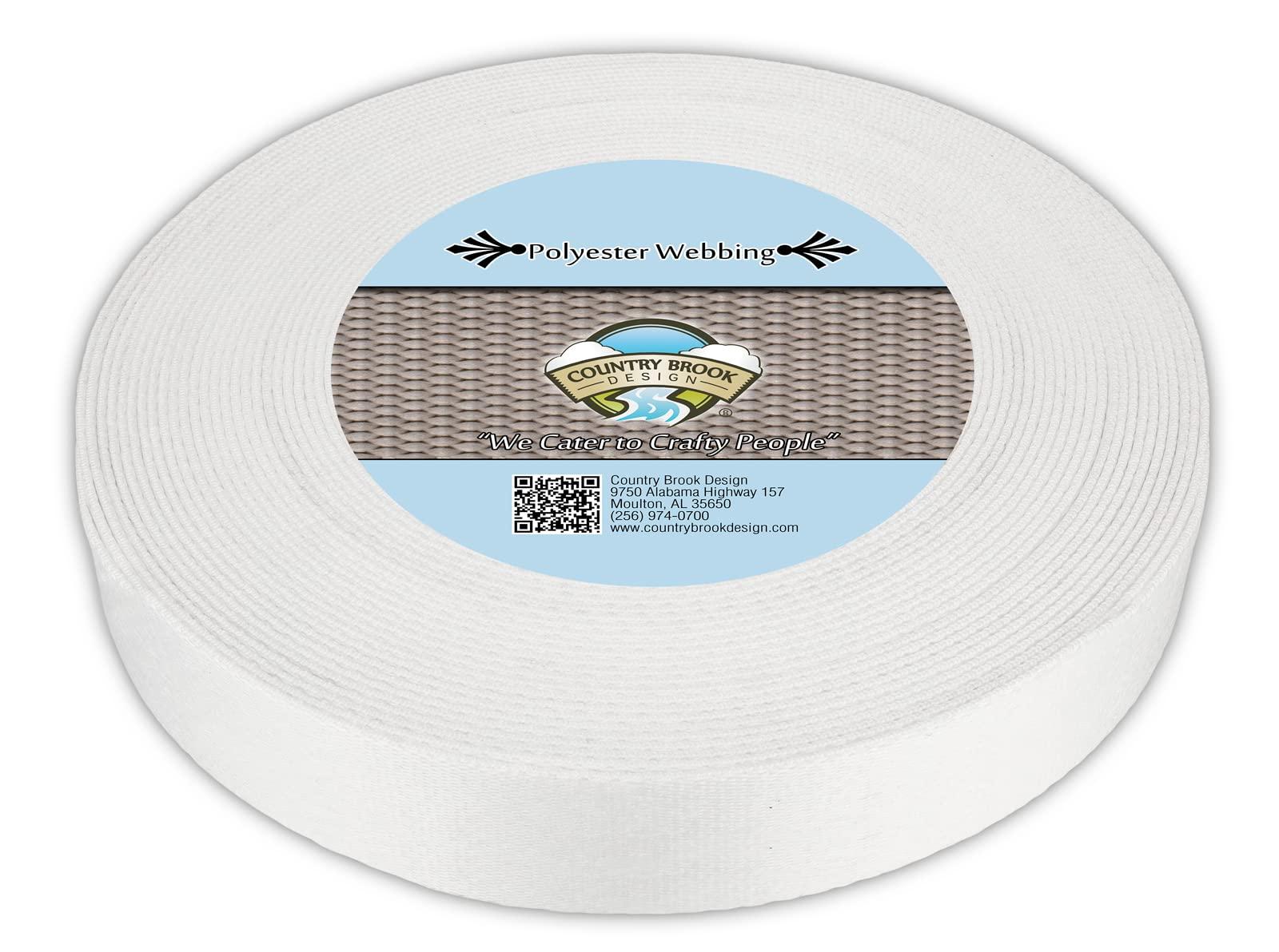 Country Brook Design Country Brook Design - Printable Heat Set Polyester Webbing (1 1/2 Inch, 10 Yards)