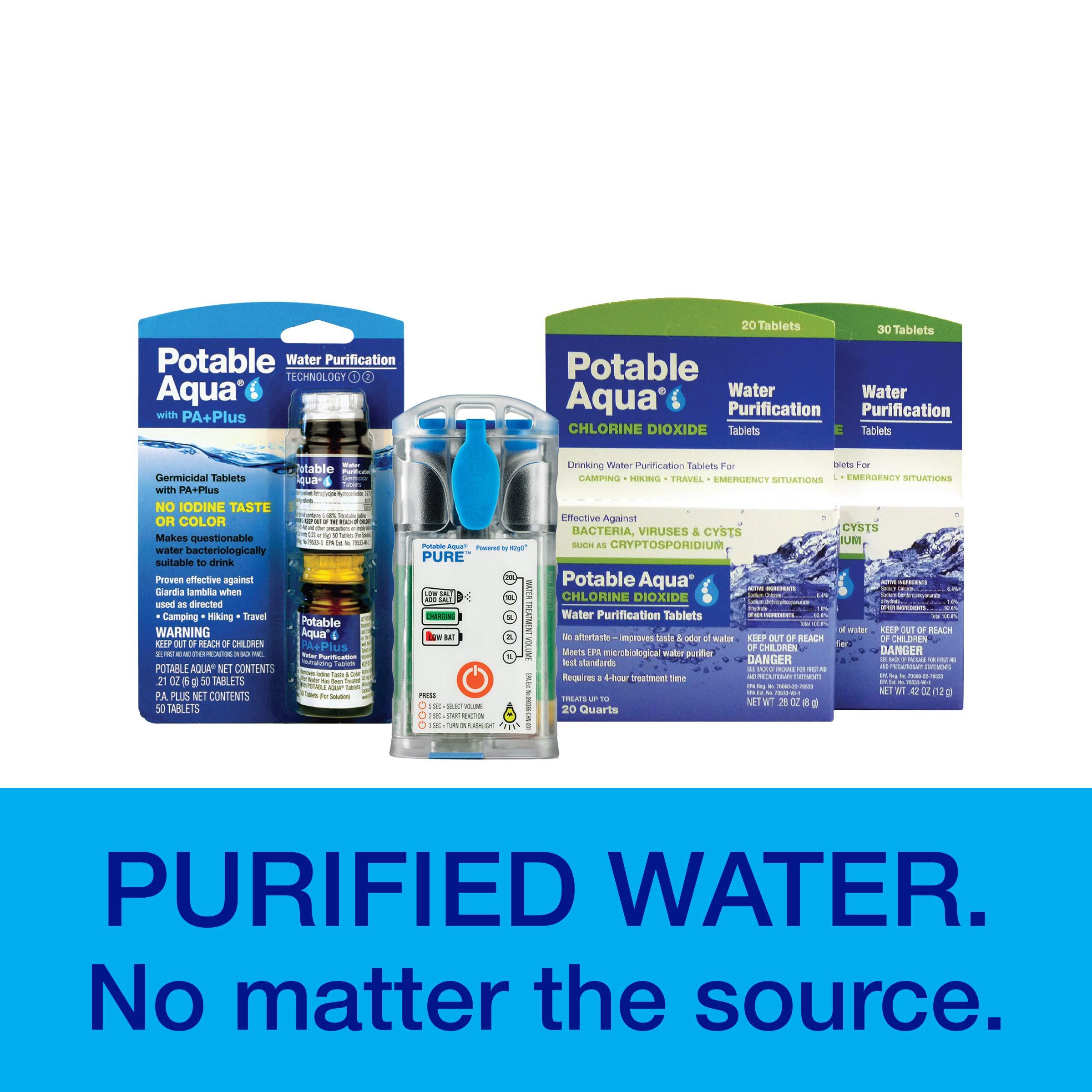 potable aqua Potable Aqua Chlorine Dioxide Water Purification Tablets - 30 Count