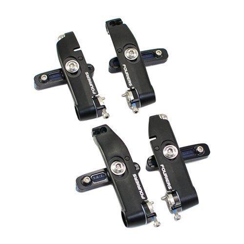 Fouriers Fouriers BR-S005 Direct Mount Aero V-Brake Set, Front and Rear, for Giant Propel, Black, DS1100