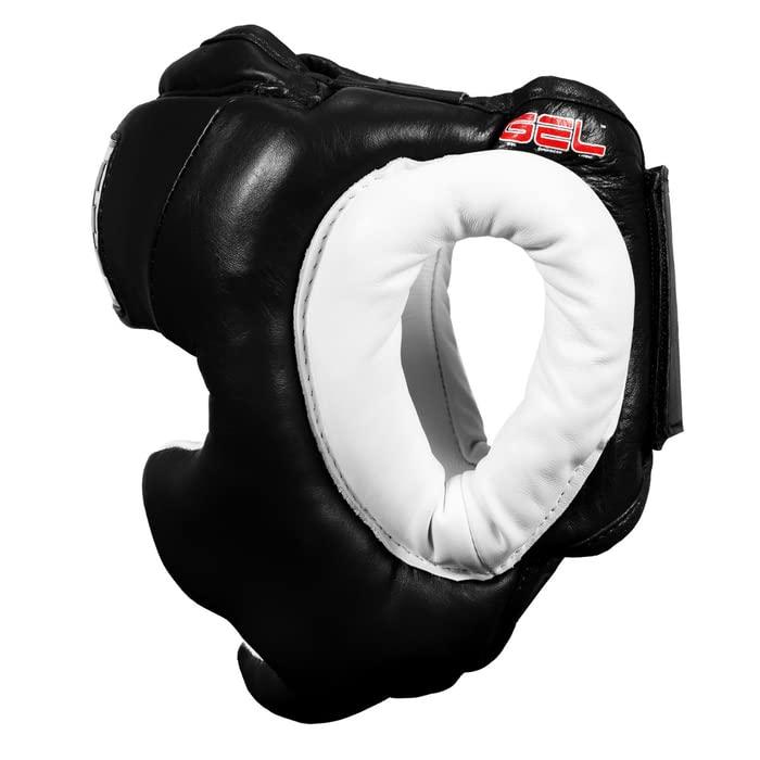 Title Boxing Title Gel World Full Face Training Headgear, Black, Large