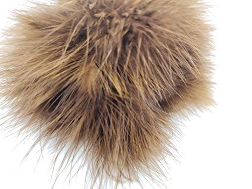 Creative Angler Creative Angler Strung Marabou Bird Feathers for Tying Fly Fishing Flies - Fly Tying Accessories - Perfect Choice for Tail & Wings and Easy to Tie On The Lure - Approximately 0.3 Ounces (Brown)