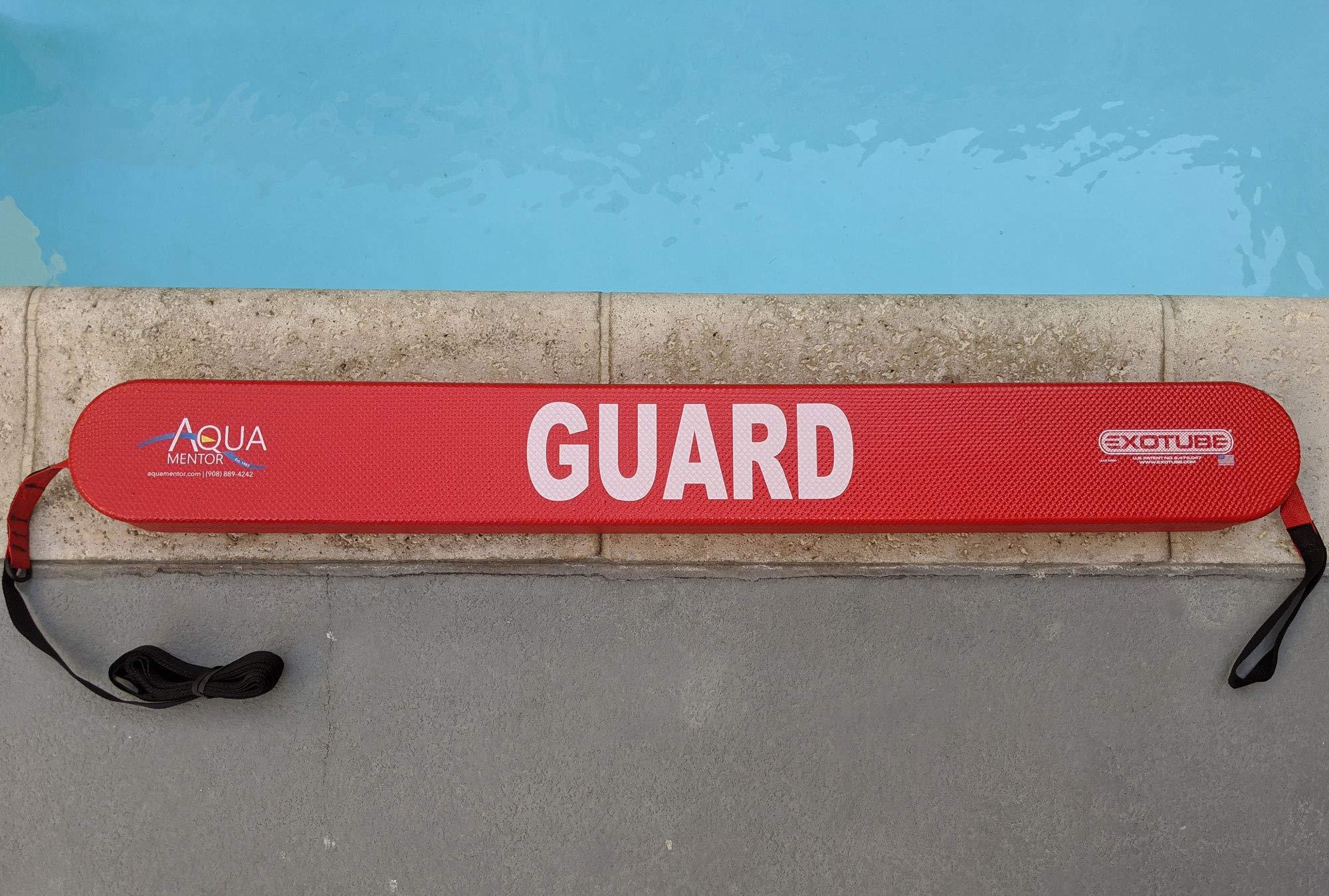 Aquamentor Aquamentor 50\" ExoTube - Made in The USA - Lifeguard Rescue Tube, Pick Resistant Mesh Casing, Crafted for Durability, Superior Grip, and Performance in Lifesaving Emergencies