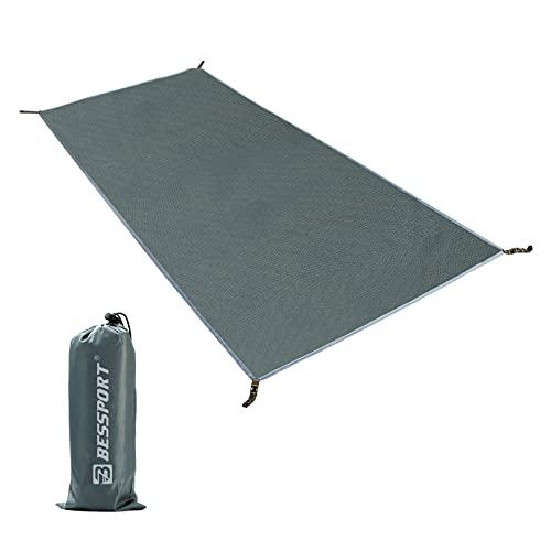 Bessport Bessport Tent Footprint for 1-2-3-4 Person Tent Waterproof Camping Tarp with Drawstring Carrying Bag for Picnic, Hiking and Other Outdoor Activities (4 Person)