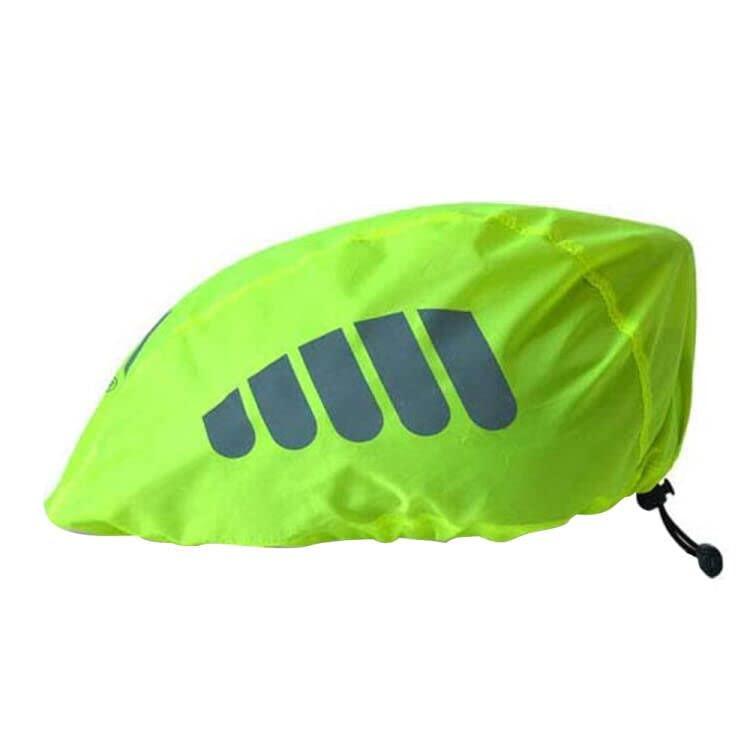 HIKERBRO HIKERBRO Bicycle Helmet Rain Covers, Waterproof Cycle Helmet Cover, Bike Helmet Cover with Reflective Stripes, Windproof High Visibility Helmet Covers for Men Women, Large