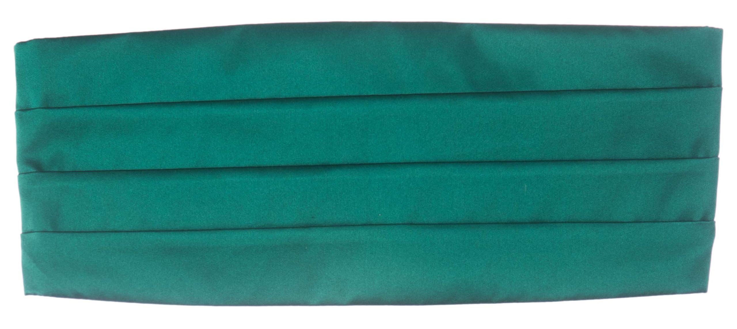 Tuxgear Tuxgear Men Tuxedo Cummerbund with Matching Bow Tie Set, Men's, Teal (Men's, Teal)