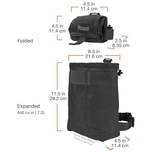 Maxpedition Maxpedition Mega Rollypoly Folding Dump Pouch (Black)