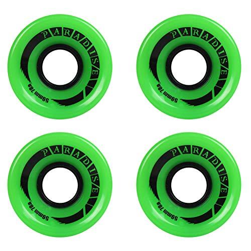 Paradise Paradise Skateboard Cruiser Wheels 59mm 78a Green Old School Filmer