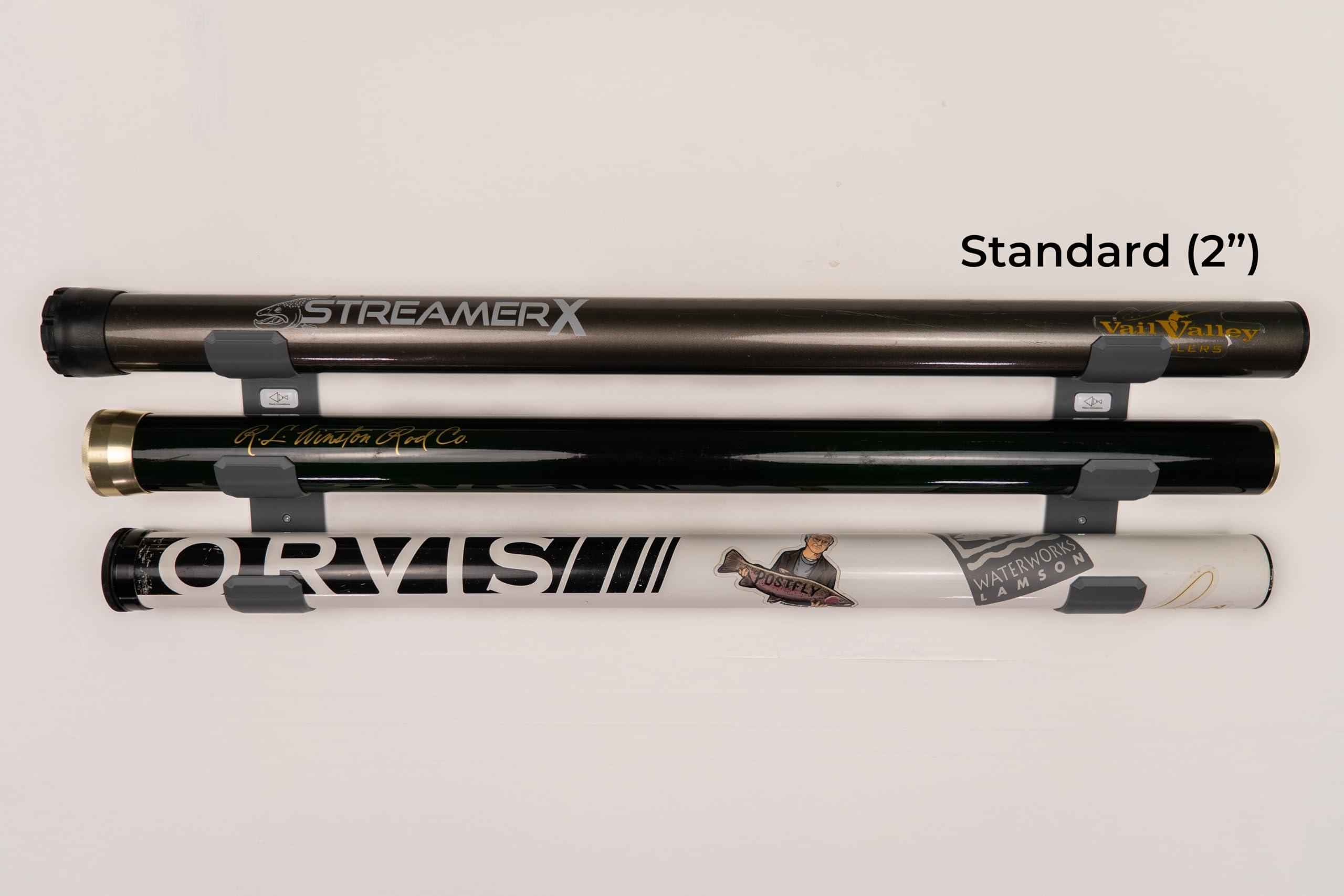 Pesca Innovations Pesca Innovations Fishing Rod Tube Holder: Triple Wall (Gray, Large (2.5"))