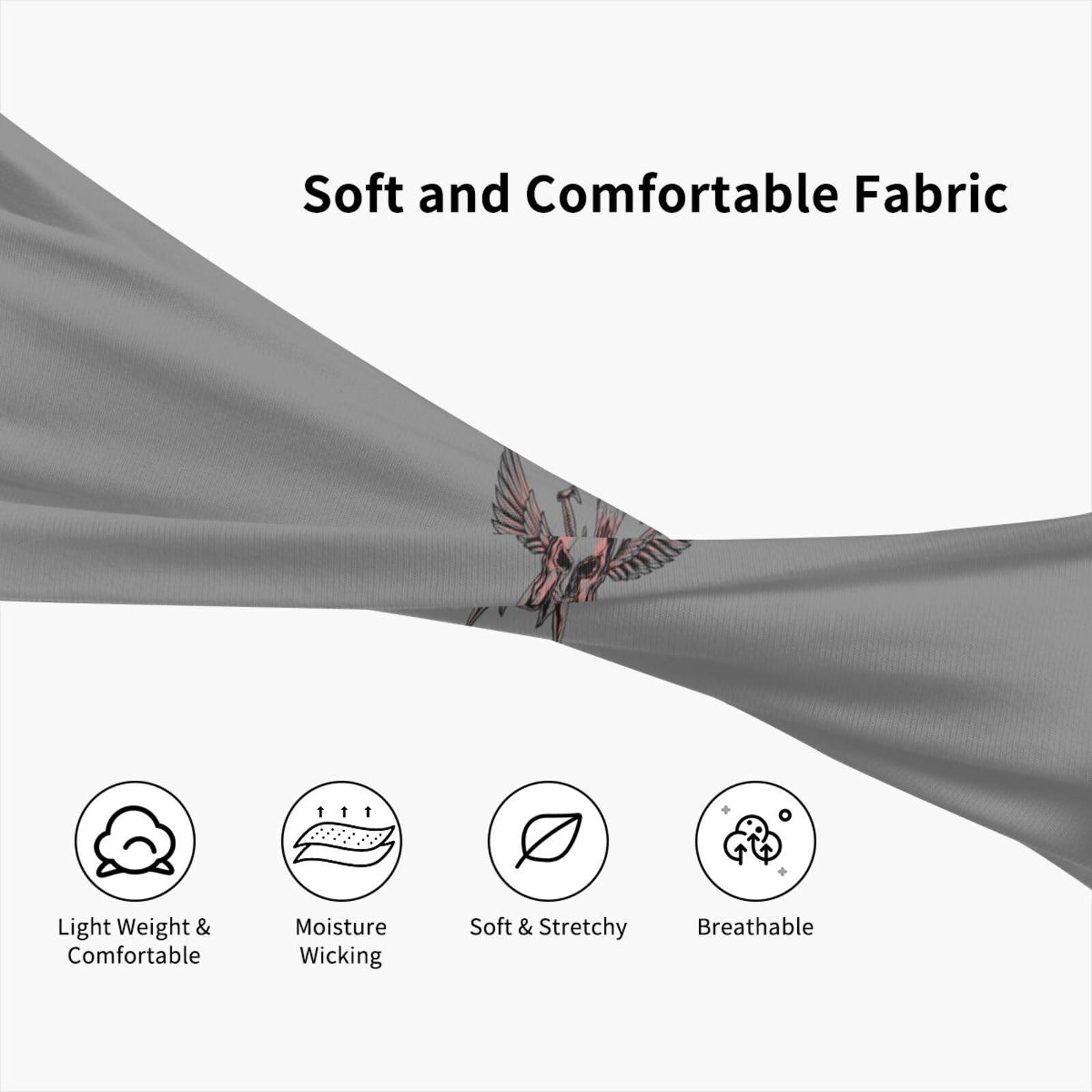 SIYTUAU The Spartans of The Sword Headbands for Women Men Breathable Sports Headband Outdoor Interior Sports Wicking Hair Ties Leisure Hair Bands