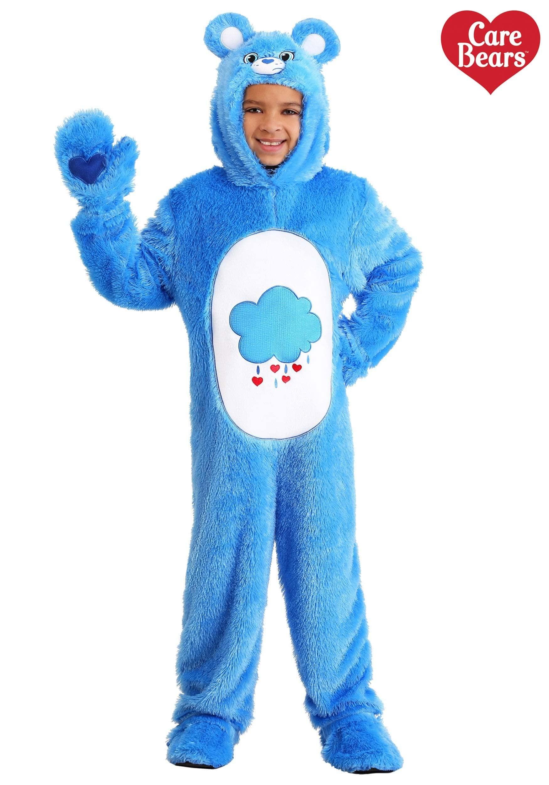 Fun Costumes Fun Costumes Care Bear Grumpy Bear Onesie for Kids | Classic 80s Cartoon Character | Perfect for Halloween or Pretend Play