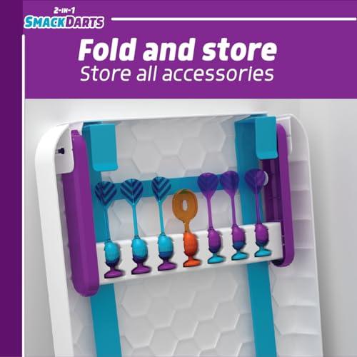 EastPoint Sports EastPoint Smack Darts - 2-in-1 Suction Cup Convertible Dartboard Target Game