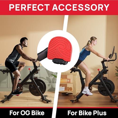 PeloFamily Pedals for Regular Shoes Compatible with Peloton Bike & Bike Plus, Pedal Converter Extra Large Fit Original Bike & Bike+, Replacement Pedals Adapter, Flat Platform Clipless, Exercise Bike Accessories