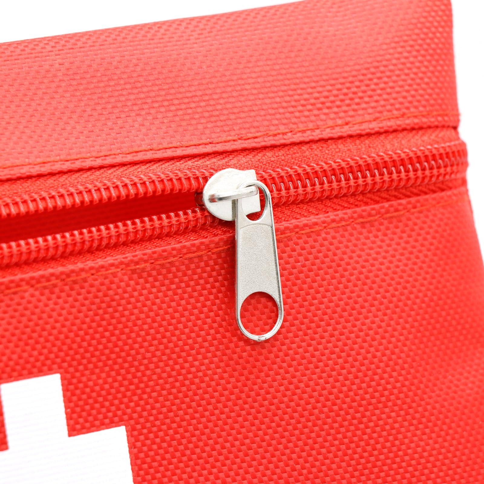 Faylapa Faylapa 6 Pack Mini Empty First Aid Bag, Travel Essentials Medical Pouch 7.87x5.51 inches Bag for Travel, Home, Office, Vehicle, Camping, Outdoor (Bag Only)