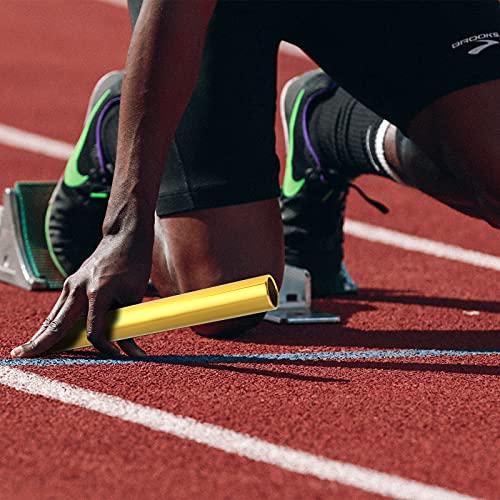 Cosmos Cosmos Pack of 2 Aluminium Track Field Relay Batons for Outdoor Field Race Running Practice Athlete (Gold)