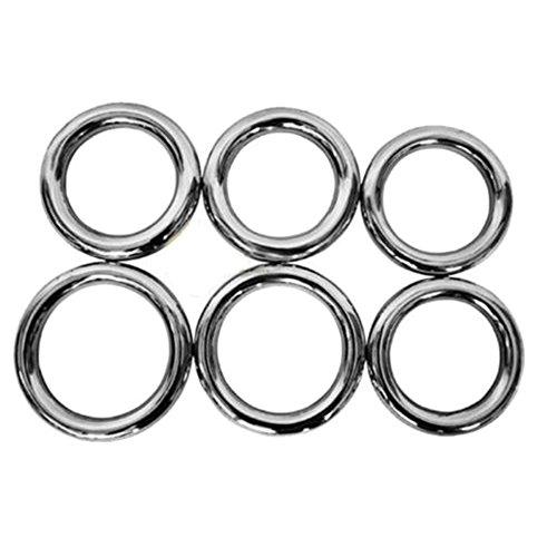 ZooBoo ZooBoo Wing Chun Stainless Ring YeWen Sau Sticky Hand Strength Training Stainless Steel Rattan Ring Wing Tsun Siu Lum Ring Kung Fu (Diameter 9.5CM)