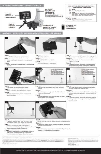 SKLZ SKLZ Speed Gates for Sports and Athletic Speed Training, yellow