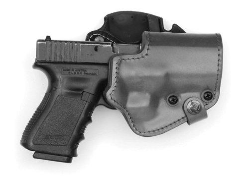 The Mako Group Mako 3-Layers Black Holster (Leather/Kydex/Suede Lining) - BFL Version Fits Colt 1911 Hand Gun, Left Hand