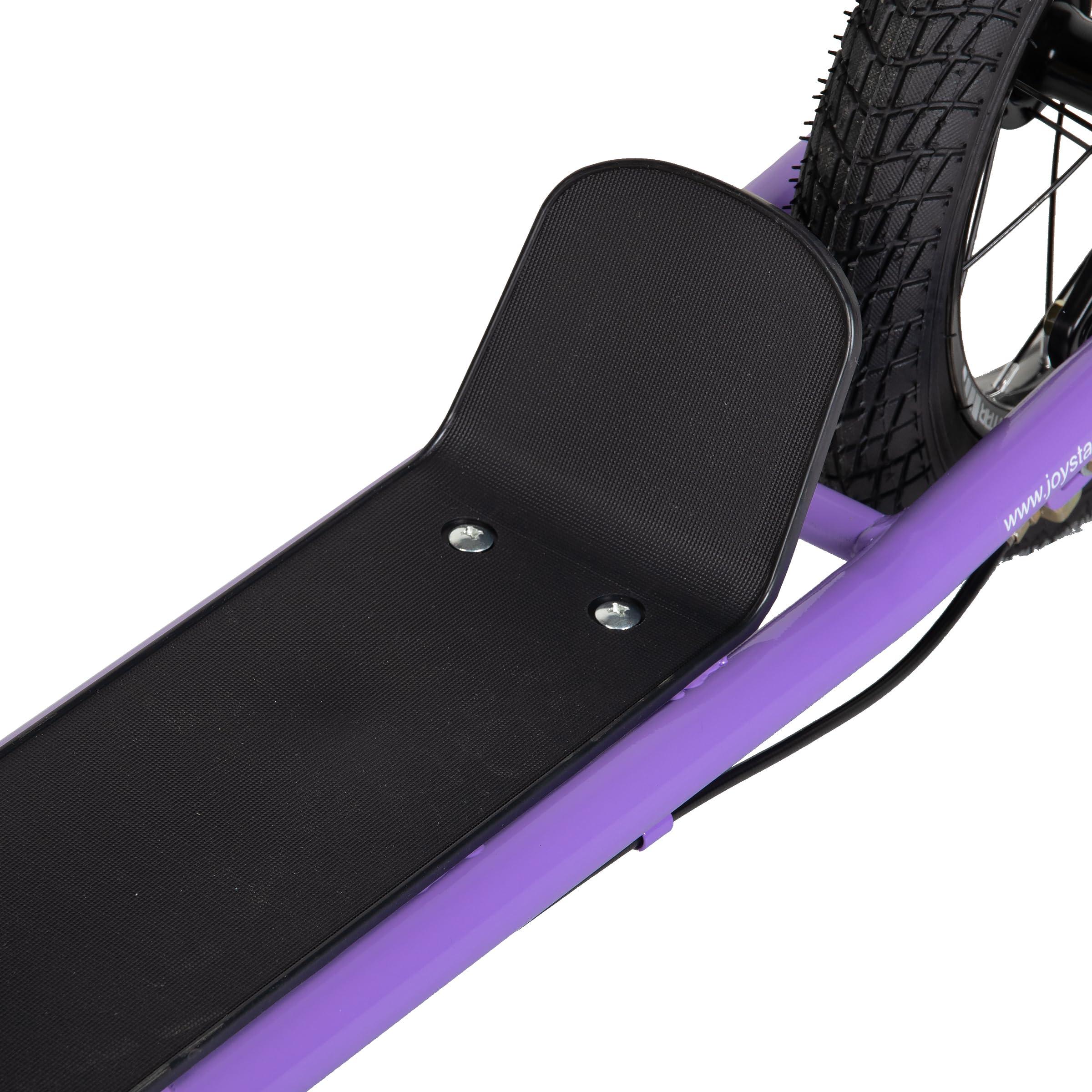JOYSTAR JOYSTAR Kick Scooter for Kids 5+ Teens & Youth, Lightweight Kids Scooter with Adjustable Handlebar, 2 Wheel Scooter for Boys & Girls, 12" Inflatable Wheels Rear Drum Brakes, Purple