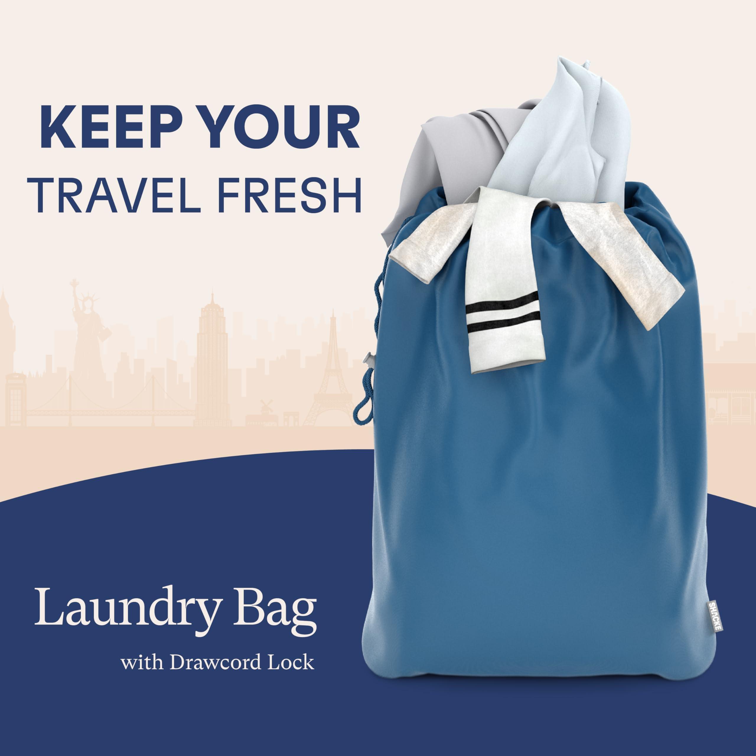 Shacke Shacke 5 Set Packing Cubes for Travel Lightweight Luggage Organizer (Navy)