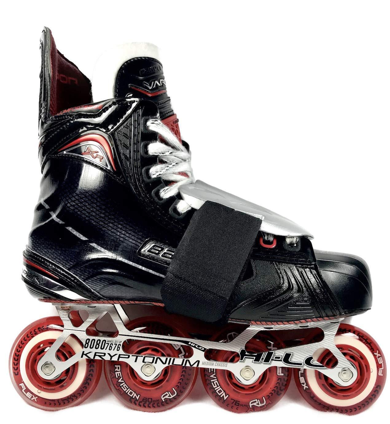 PowerSk8r Skate Weights to Improve Hockey Speed, Hockey Leg strenth, Improve Hockey Endurance, Improve Hockey Balance (0.5 Pound (Silver))