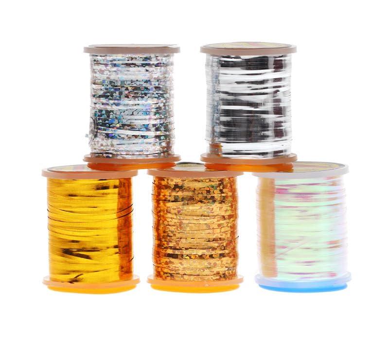 KTGCOZS KTGCOZS Multicolor Fly Fishing Tying Line, 2mm Width, 1.2 inches Length, 6 Line Weight, Single Strand, Nylon, 10 Pounds Breaking Strength, Pack of 1