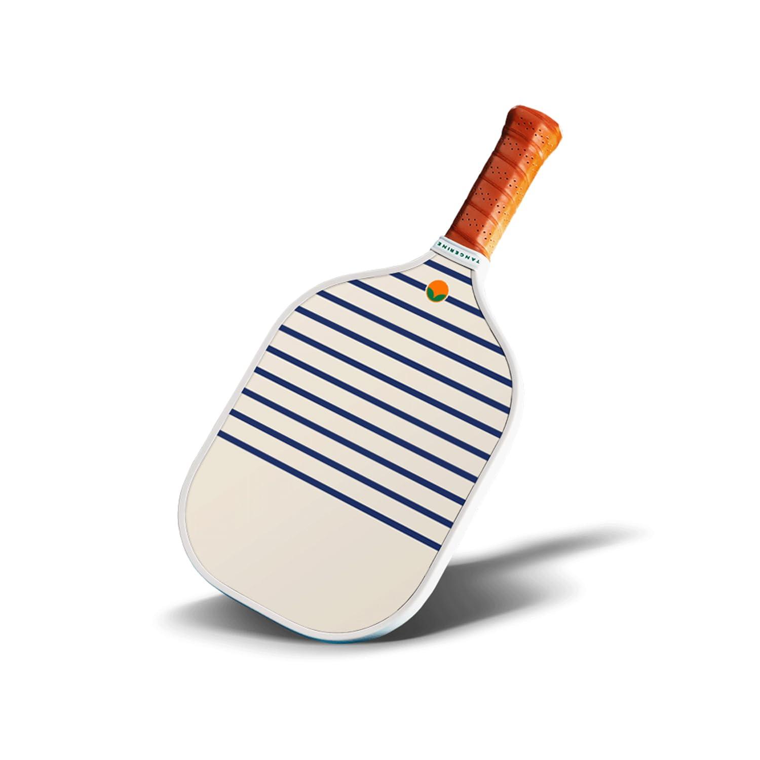Tangerine Tangerine Pickleball Paddle - Cool & Unique Designs - Lightweight with Honeycomb Core & Fiberglass Surface - Gifts for Pickleball Lovers - USAPA Approved - Castine