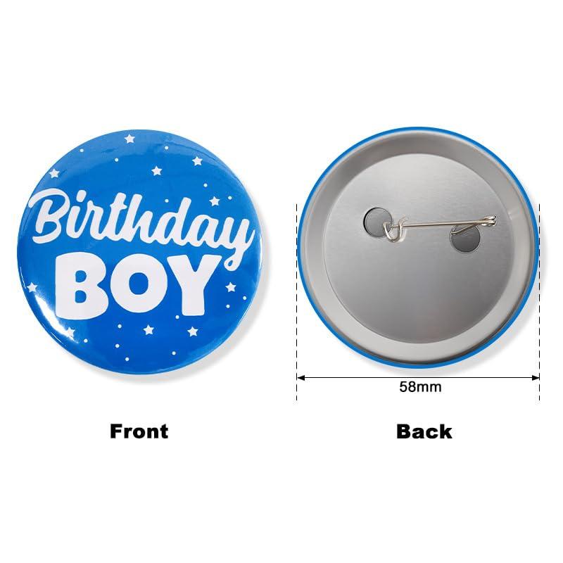 XAM It's My Birthday Button Happy Birthday Badge Pins,Women or Men Birthday Badges Party Decorations Accessories-K
