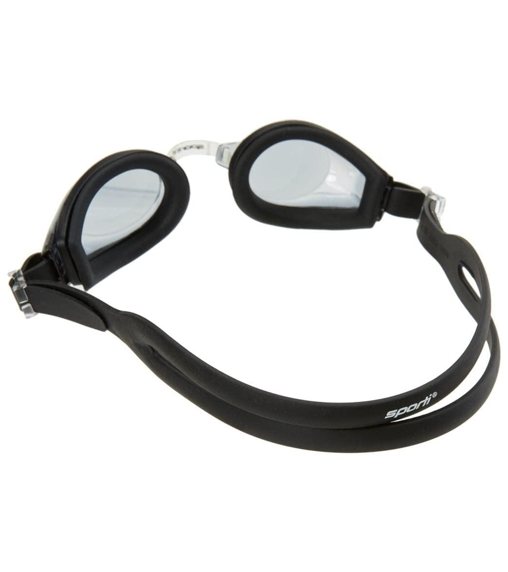 Sporti Sporti Antifog Positive 5.5 Optical Goggle (Smoke Lens) with Custom-fit White Bungee Strap