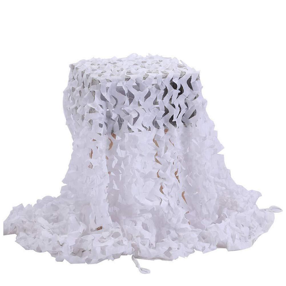 bandezid bandezid Camo Netting White Camouflage Net Lightweight Durable Bulk Roll Camouflage Net for Camping Military Hunting Shooting Sunscreen Nets Various Sizes-White Camouflage net 3x5m(10x16ft)