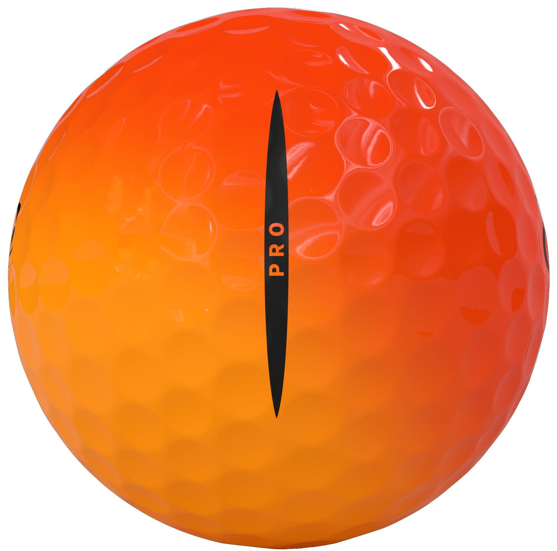 Vice Golf Vice Pro Golf Balls (2025 Model) (Red/Orange Shade)