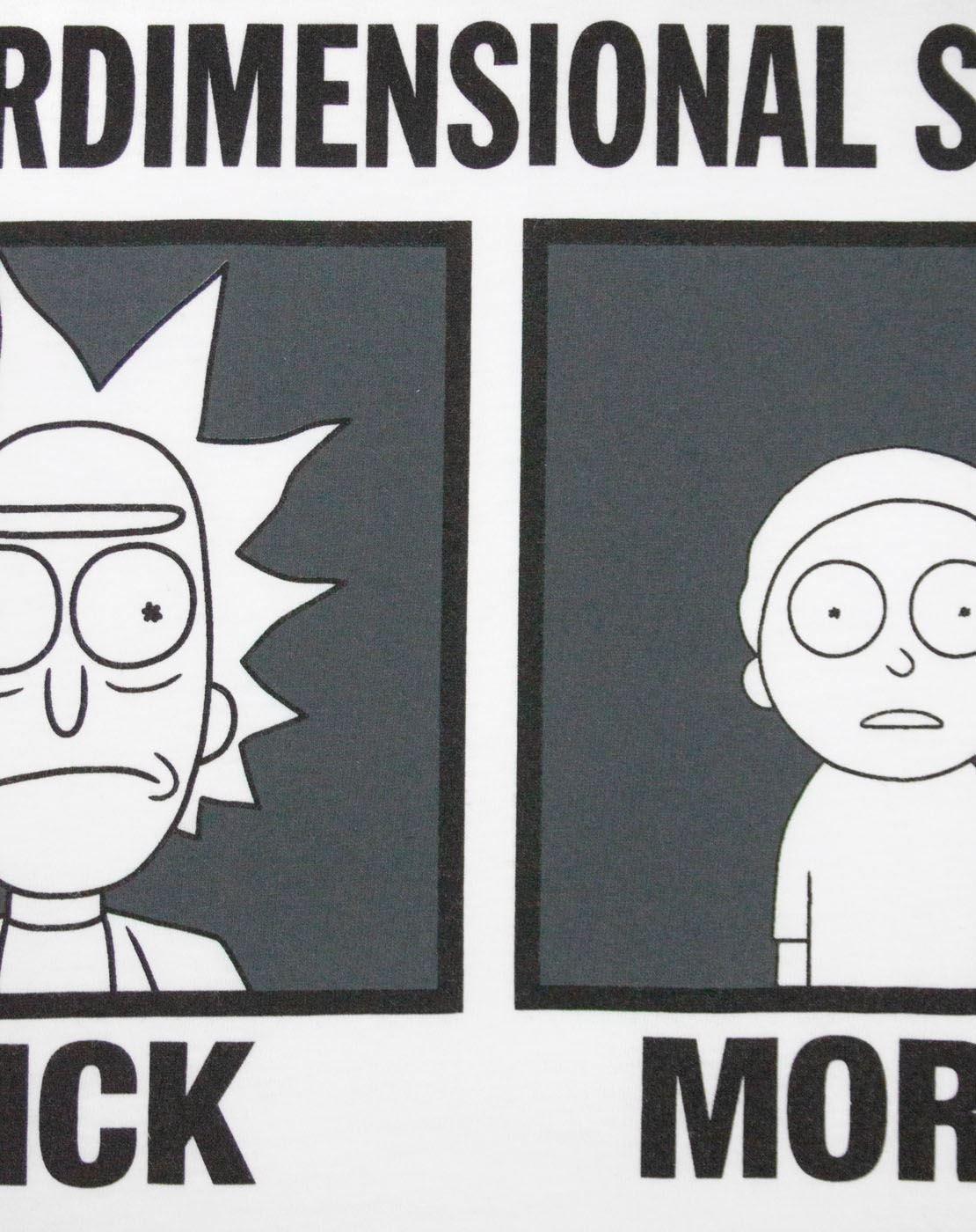 RICK AND MORTY RICK AND MORTY Mens Pajama Set | Wanted Poster Short Sleeve Graphic Tee & Long Leg Print PJs | Sci-fi Comedy Merchandise Multicoloured