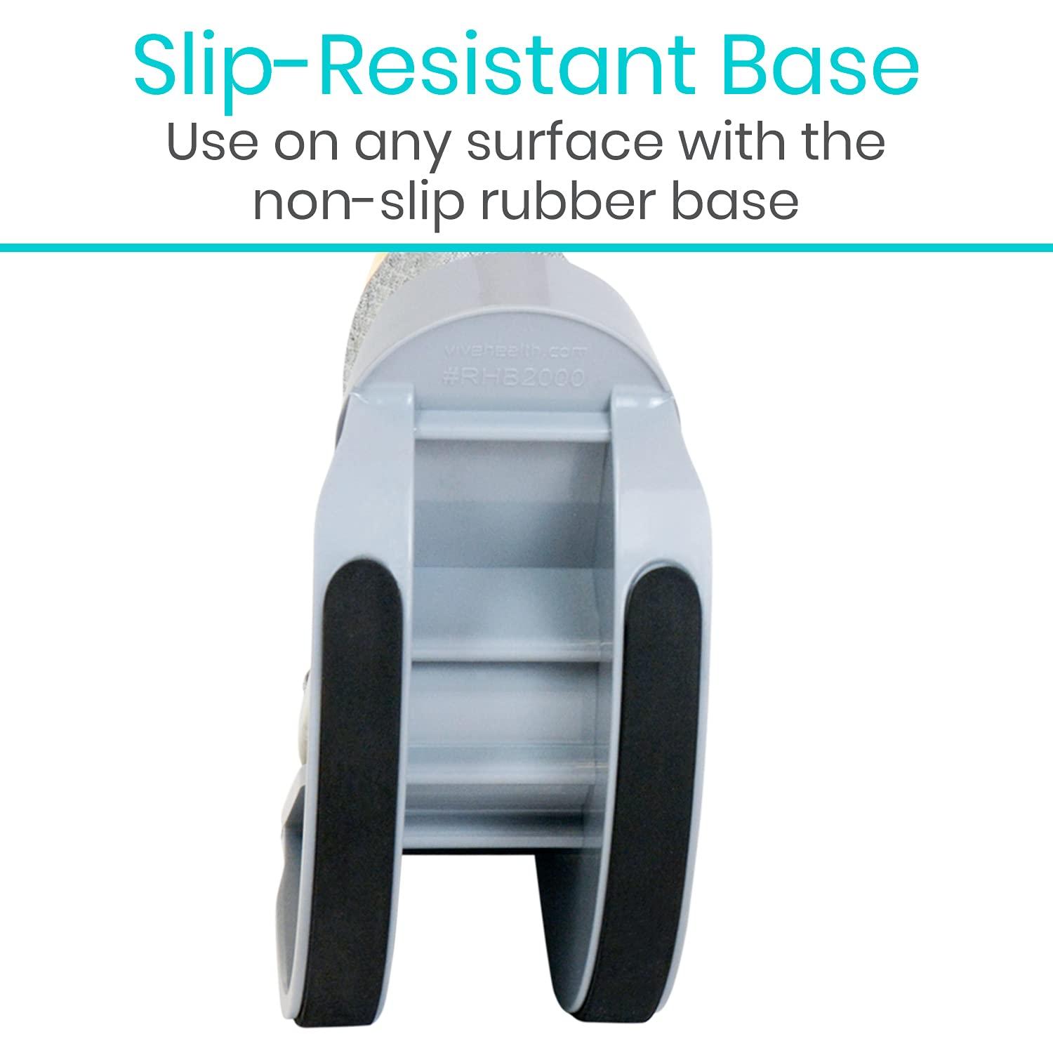 Vive Vive Foot Rocker - Calf Stretcher for Achilles Tendinitis, Heel, Feet, Shin Splint, Plantar Fasciitis Pain Relief - Stretches Strained Leg Muscle - Ankle Wedge Stretch Improves Flexibility (Small)