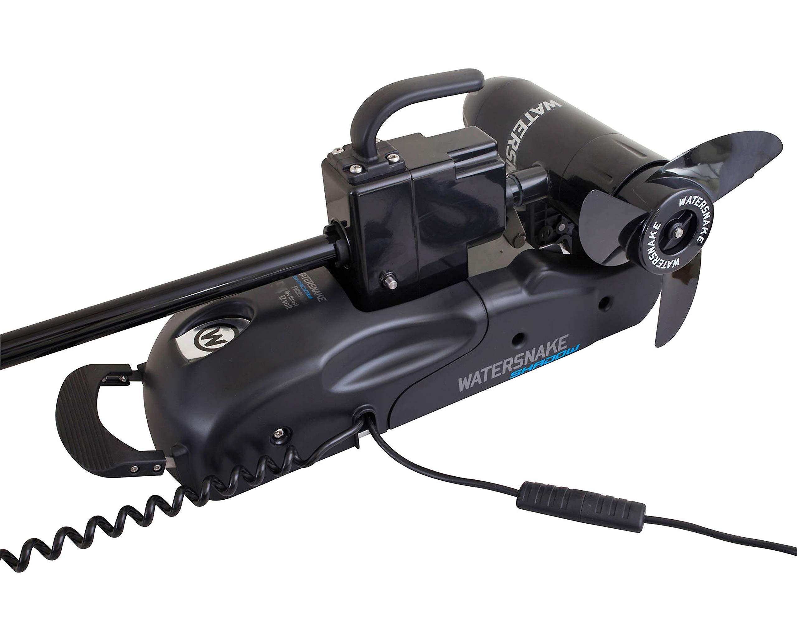 Watersnake Watersnake - Shadow Bow Mount Foot Control Motor (44-Pound Thrust, 48-inch Shaft, 12-Volt)