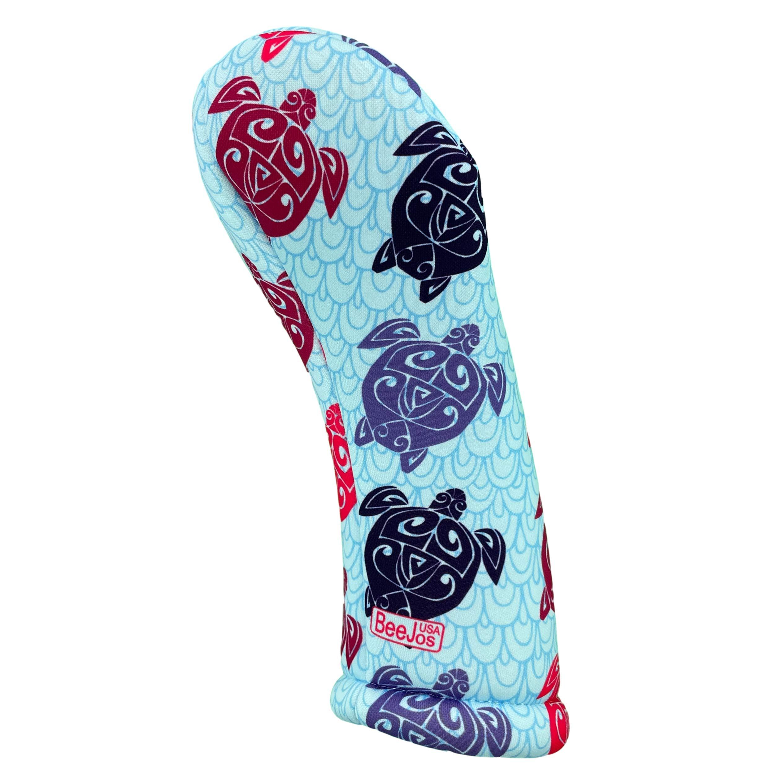 BeeJos Hawaiian Turtles Fairway Club Headcover Handmade by BeeJos