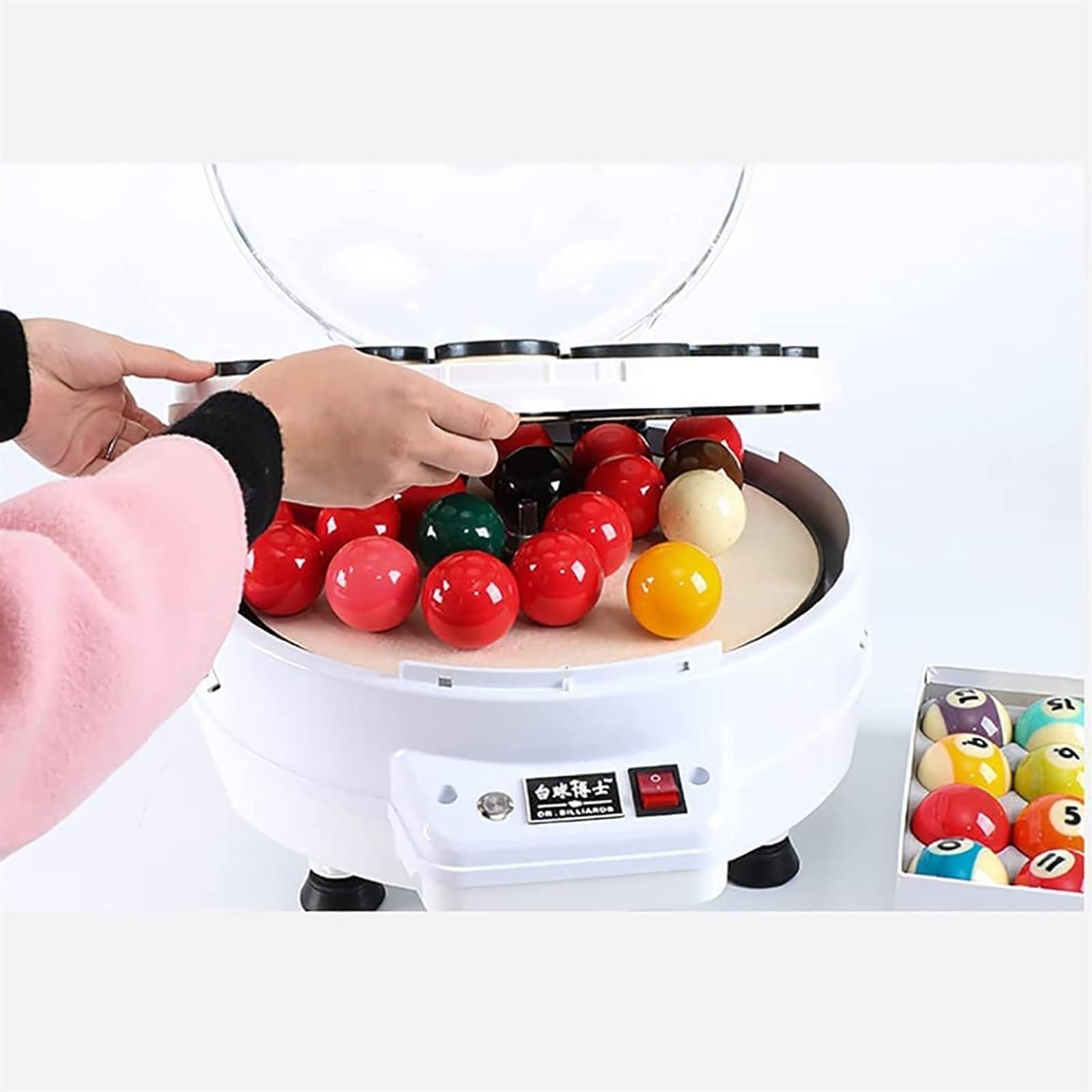 Taygate Billiard Cleaning Machine Snooker Billiard Cleaning Machine, Pool Ball Polishing Cleaning Machine, 16 Balls Snooker Clean Bulletproof Ballistic, Pool Ball Cleaner Suitable for Billiards Ball Set Snook