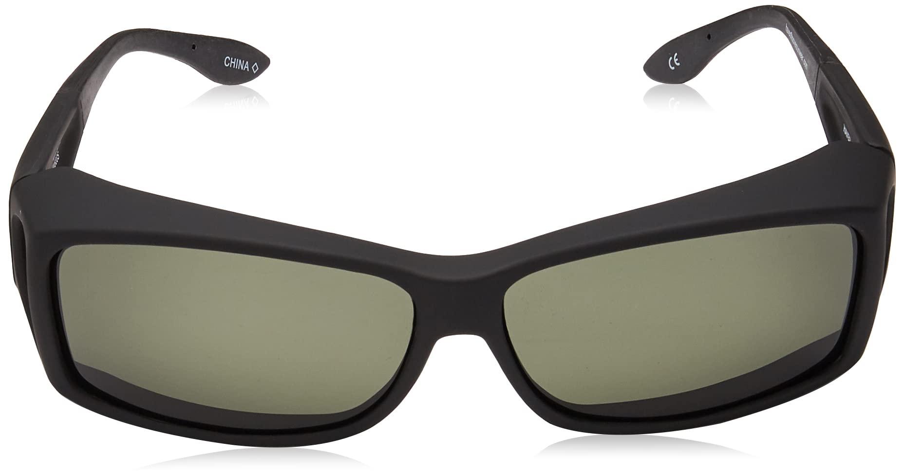 Dioptics Haven Fits Over Sunwear Windemere Over-Prescription Sunglasses,Black Frame/Gray Lens,one size