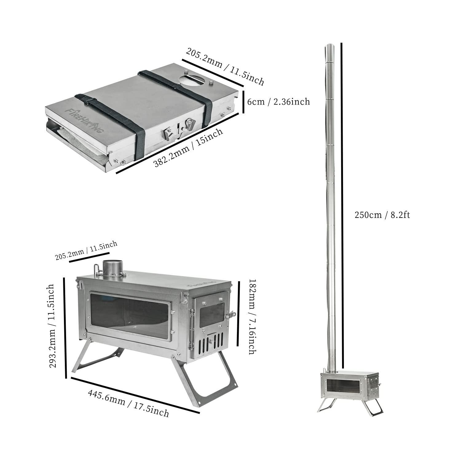 FIREHIKING FIREHIKING Hot Tent with Titanium Stove for 1-2 Person