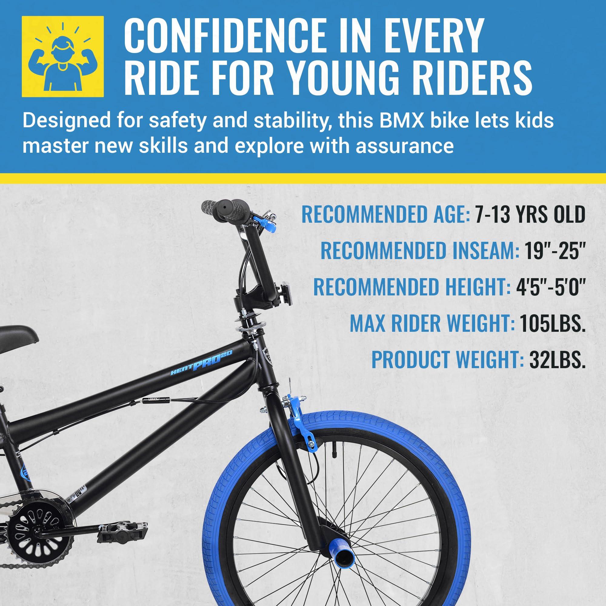 Kent International Kent 20\" Pro 20, Boy\'s Freestyle BMX Bike