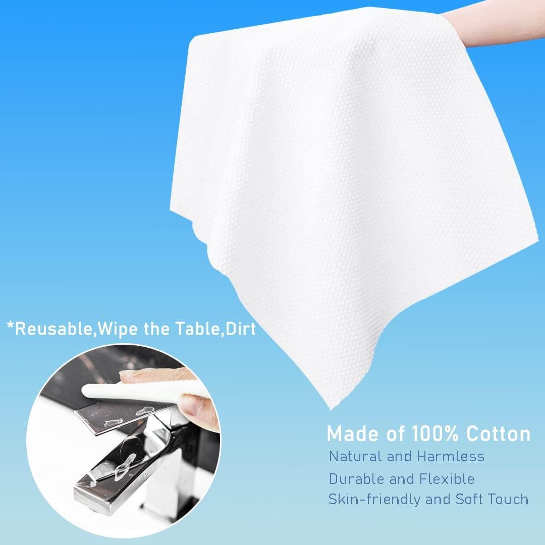 Gloffer Canned Compressed Towels,100PCS Disposable Compressed Tissue Paper Towel Portable Mini Tissue for Travel,Sport,Camping,Outdoor Activities