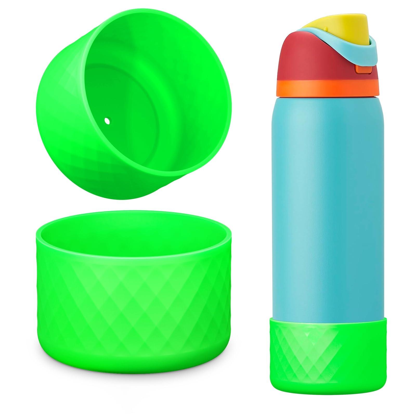 YOUCOX YOUCOX Silicone Boot for Owala Water Bottle 32 oz, 2PCS Anti-Slip Protective Sleeve for FreeSip/Twist/Flip Water Bottles, BPA Free, Dishwasher Safe, Bottom Bumper Cover Cup Accessories