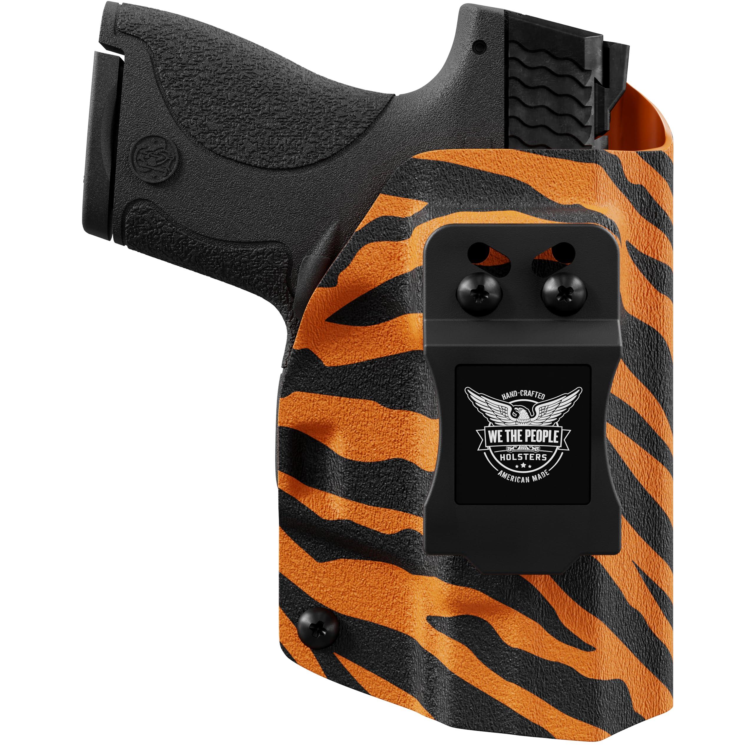 We The People Holsters We The People Holsters - Tiger Print - Left Hand - IWB Holster Compatible with Sig Sauer P320C 9MM/.40SW Manual Safety / P320-M18 RDS