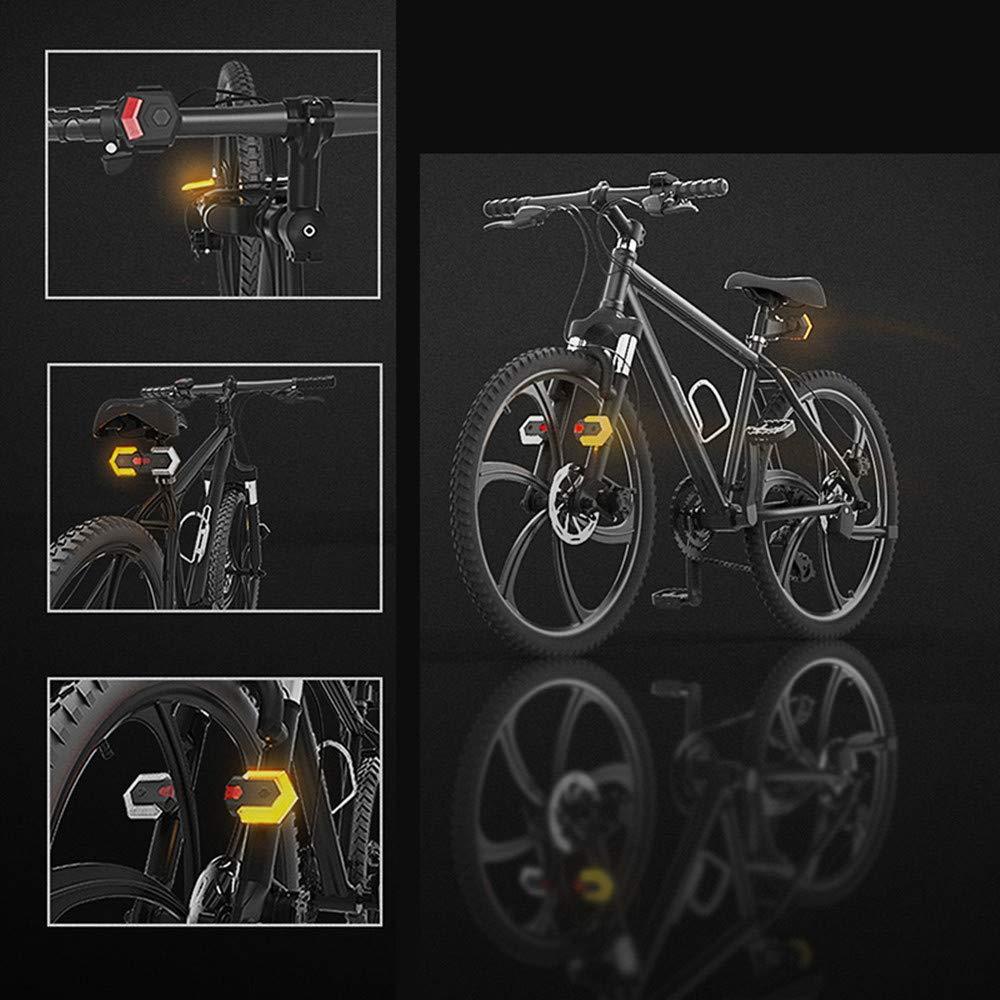 CarryBright CarryBright Smart Bike TailLight Turn Signal Front and Rear Lights IPX6 Waterproof Warning Light,Remote Control,USB Rechargeable Safety Flashing Light for Cycling Road Bicycle