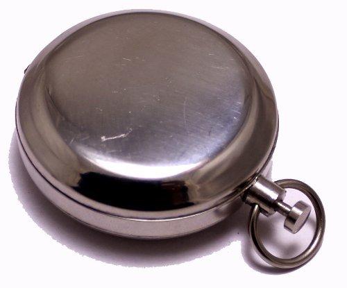 Krishna Mart India 1.75" Classic Pocket Antique Style Camping Chrome Compass