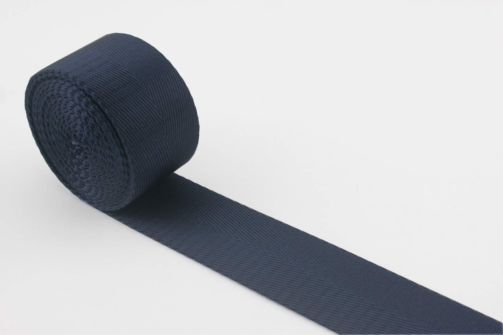 3dancraftit 3dancraftit Nylon Webbing Ribbon Sold by The Yard Heavy Weight Strap Replacement Colored 6 Size to Choose ZC51-1Y