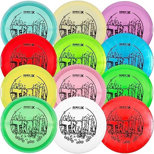 Remix Disc Golf Remix Troll Disc Golf Fairway Driver Sport Plastic 12-Count Variety Pack