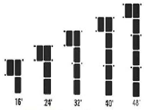 Patriot Docks Patriot Docks Complete Aluminum 4ft x 8ft Low Pro Aluminum Frame Dock Kit with Gray Poly Decking and 4 ft HD Pipe Supports (10504)