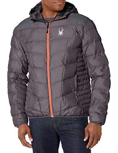 Spyder Men s Geared Hoody Synthetic Down Jacket Polar Polar Rage