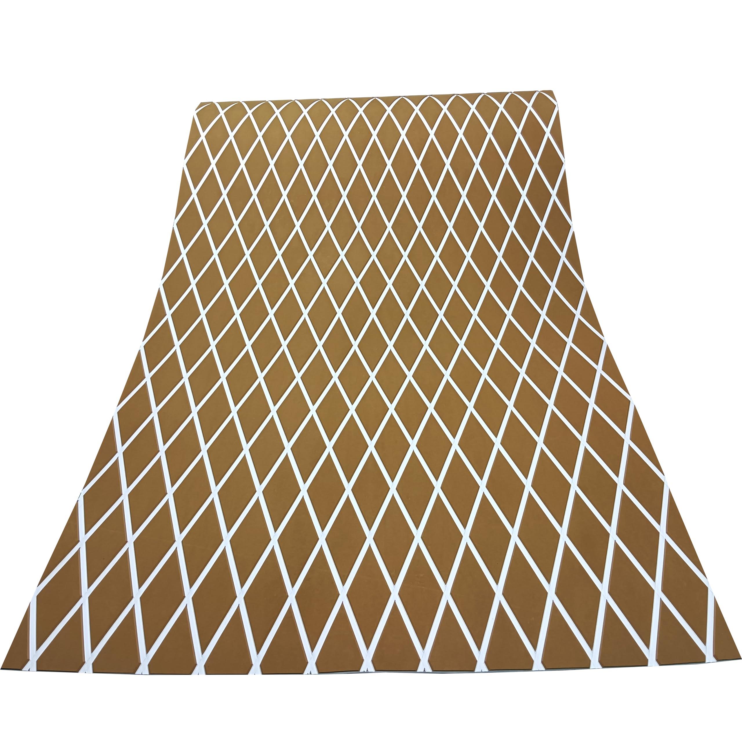 LSS laidi LSS laidi Boat Flooring Eva Foam Decking Marine Non-Slip Self-Adhesive Flooring for Motorboat Fishing Boat RV Yacht Kayak Swimming Pool 110.2''/102.3''/94.5''/86.6''/59''/X37.4''