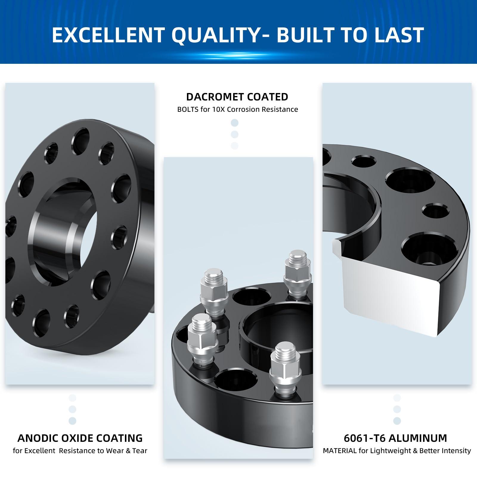 MERXENG MERXENG 1 inch Golf Cart Wheel Spacers,2 Pcs 4x4 to 4x4 Wheel Spacers fits EZ GO Fits EZGO Fits Club Car Golf Cart 25mm Overall Width