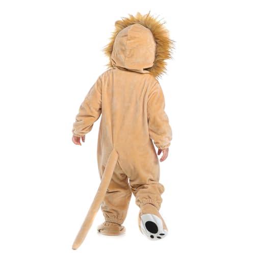 HSCTEK HSCTEK Baby Lion Costume, Infant Lion Costume for Baby Boys Girls, Baby Halloween Costume for Toddler Newborn 6-9Months
